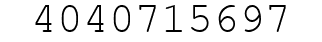 Number 4040715697.
