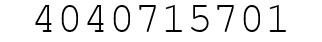 Number 4040715701.