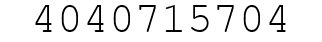 Number 4040715704.