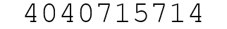 Number 4040715714.