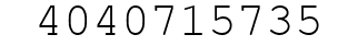 Number 4040715735.