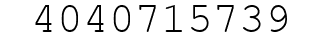 Number 4040715739.