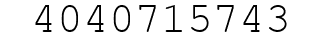 Number 4040715743.