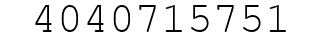 Number 4040715751.
