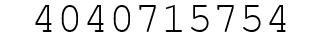 Number 4040715754.