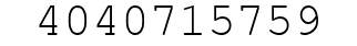 Number 4040715759.