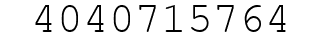 Number 4040715764.