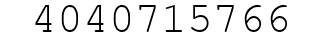 Number 4040715766.