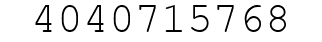 Number 4040715768.