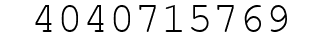 Number 4040715769.