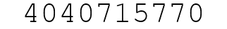 Number 4040715770.