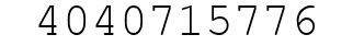 Number 4040715776.