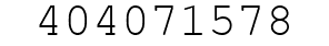 Number 404071578.