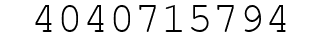 Number 4040715794.