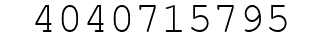Number 4040715795.