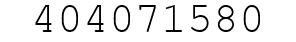 Number 404071580.