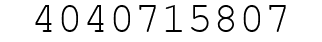 Number 4040715807.