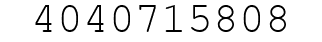 Number 4040715808.