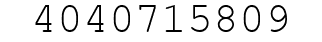 Number 4040715809.