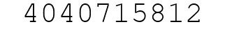 Number 4040715812.