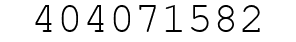 Number 404071582.