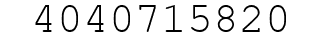 Number 4040715820.