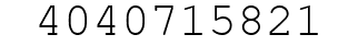 Number 4040715821.