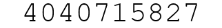 Number 4040715827.