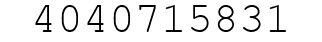 Number 4040715831.