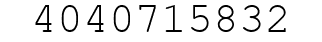 Number 4040715832.