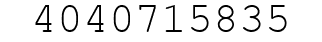Number 4040715835.