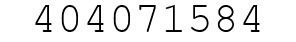 Number 404071584.