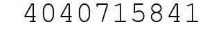 Number 4040715841.