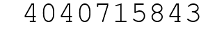 Number 4040715843.