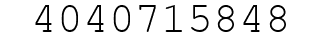 Number 4040715848.