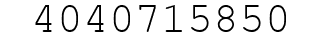 Number 4040715850.