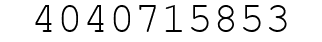 Number 4040715853.