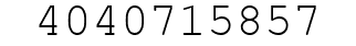 Number 4040715857.