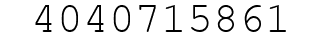 Number 4040715861.
