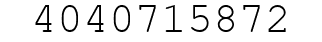 Number 4040715872.