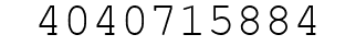 Number 4040715884.