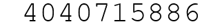 Number 4040715886.