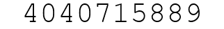 Number 4040715889.