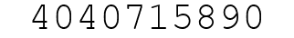 Number 4040715890.