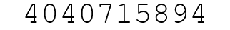 Number 4040715894.