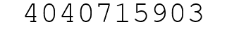Number 4040715903.