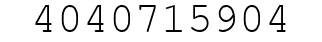 Number 4040715904.