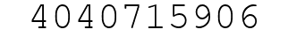 Number 4040715906.