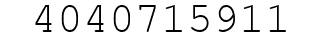 Number 4040715911.