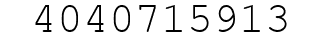 Number 4040715913.